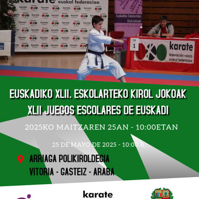 EUSKADIKO XLII. ESKOLARTEKO KIROL JOKOAK