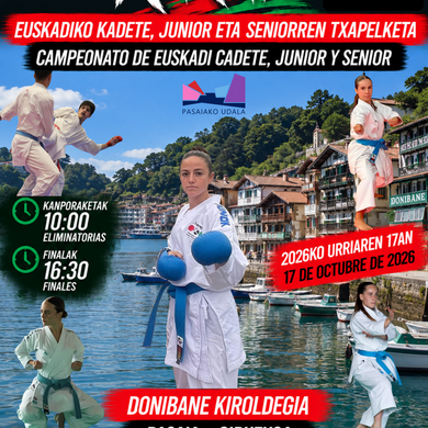 CAMPEONATO DE EUSKADI CADETE, JUNIOR Y SENIOR